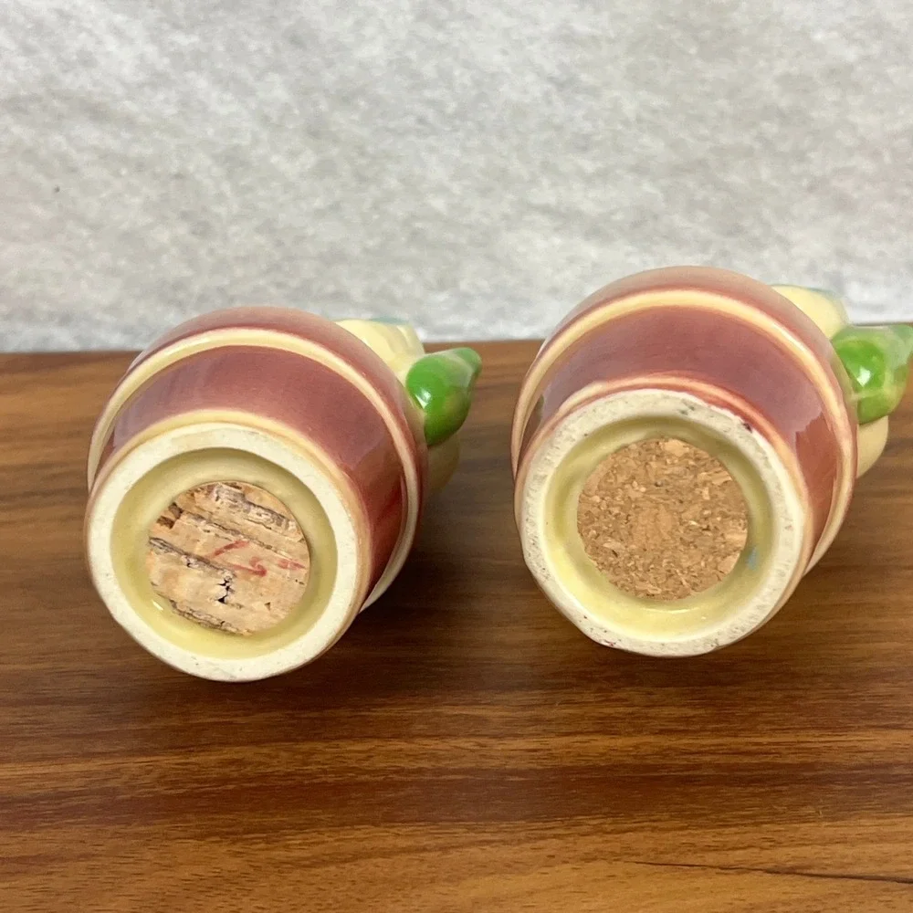Vintage 1950's Kitsch Ceramic Shawnee Flower Pot Salt and Pepper Shakers